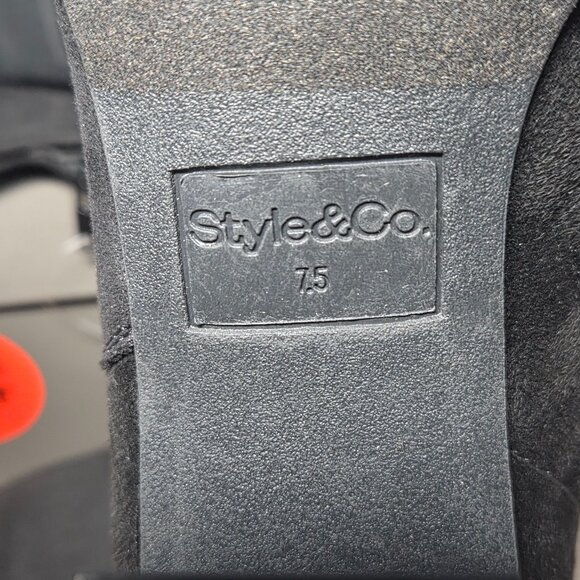 Style & Co. Addyy Wide Calf Knee-High Dress Boots : Size – 7.5 (Women’s) - Picture 6 of 8